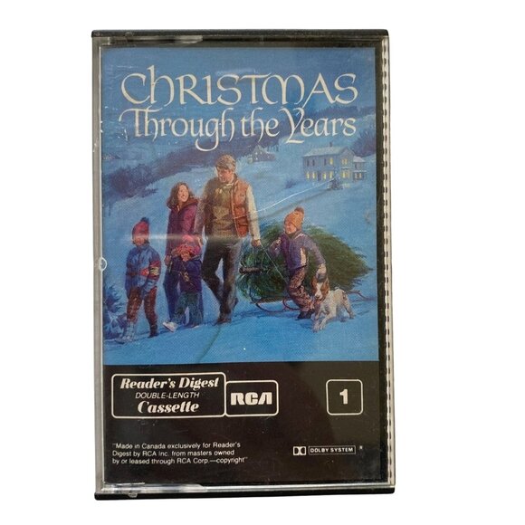 Christmas Through the Years Music Audio Cassette 1985 Readers Digest Release u - Picture 1 of 4